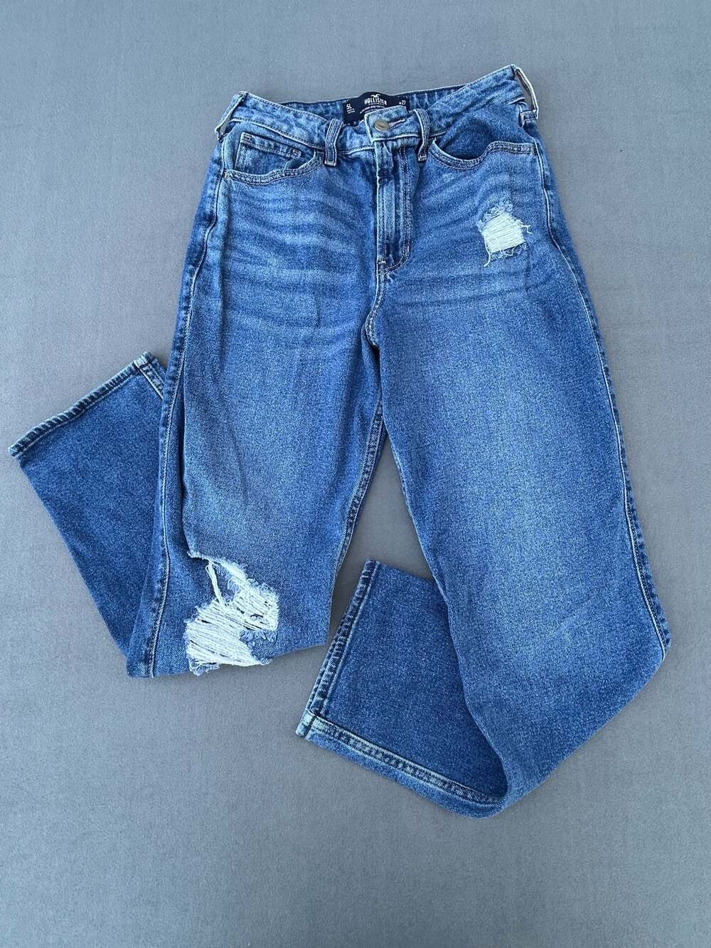 Hollister Ultra High-Rise Vintage Straight Jeans 5L W27 L29